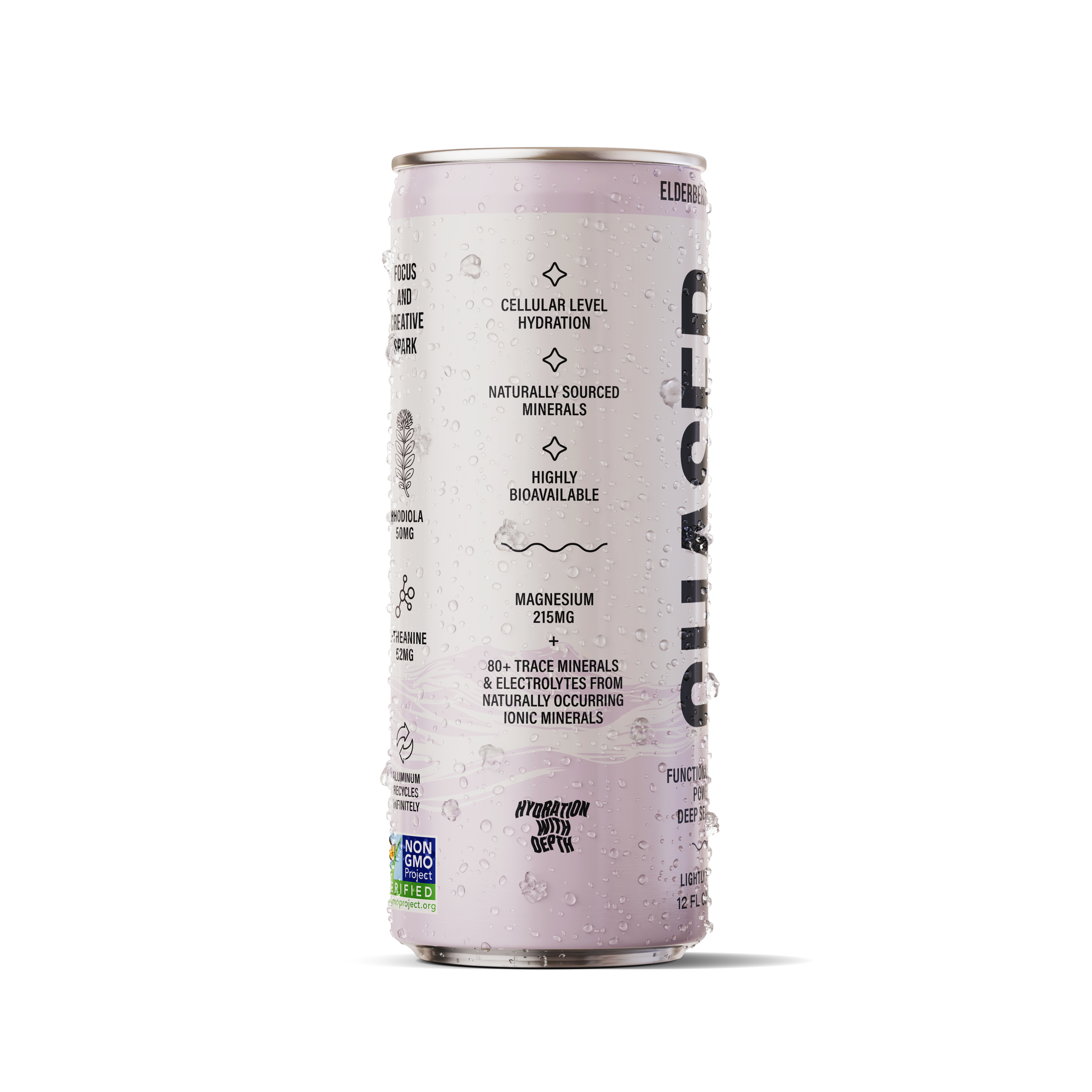 Chaser Water Elderberry + Bergamot