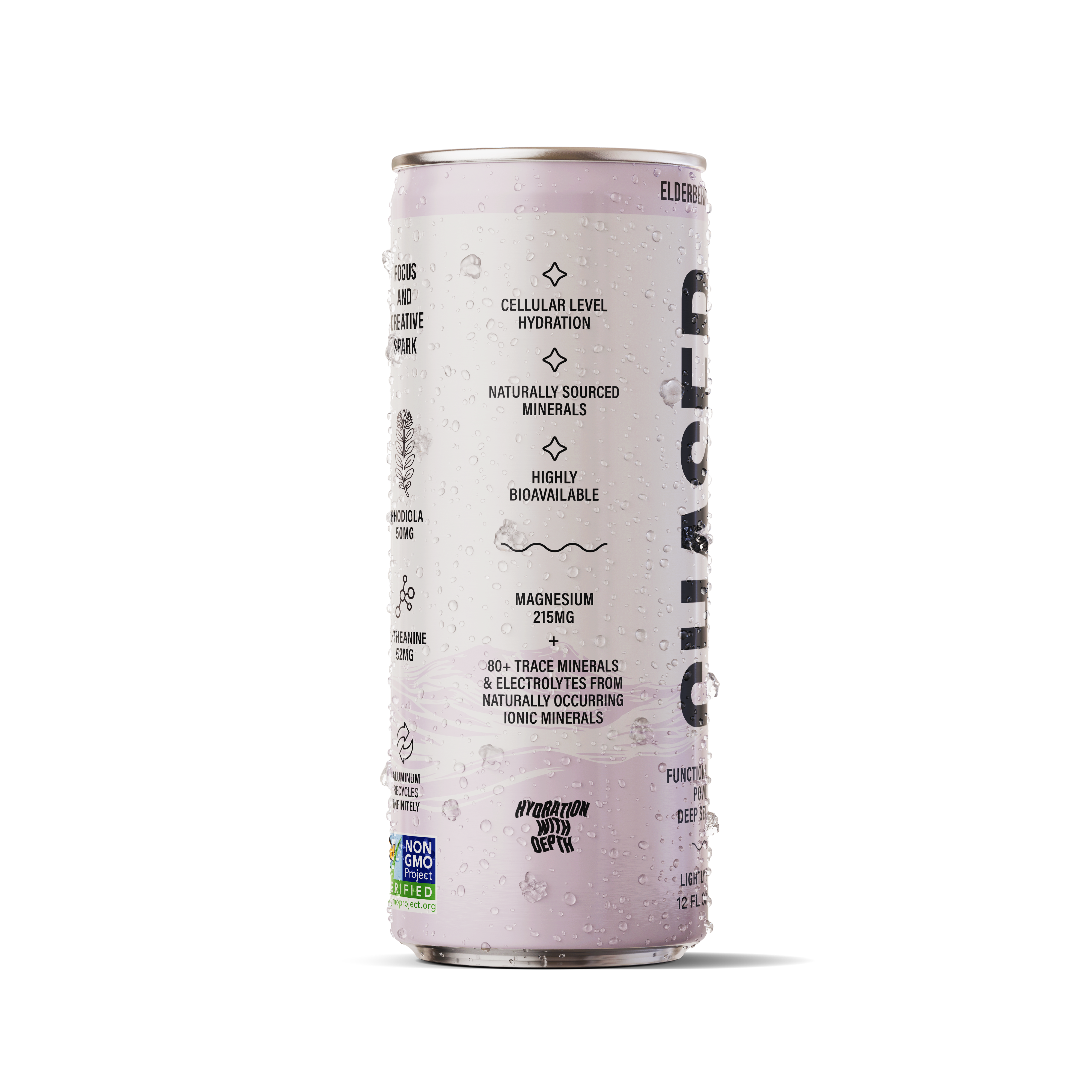 Chaser Water Elderberry + Bergamot