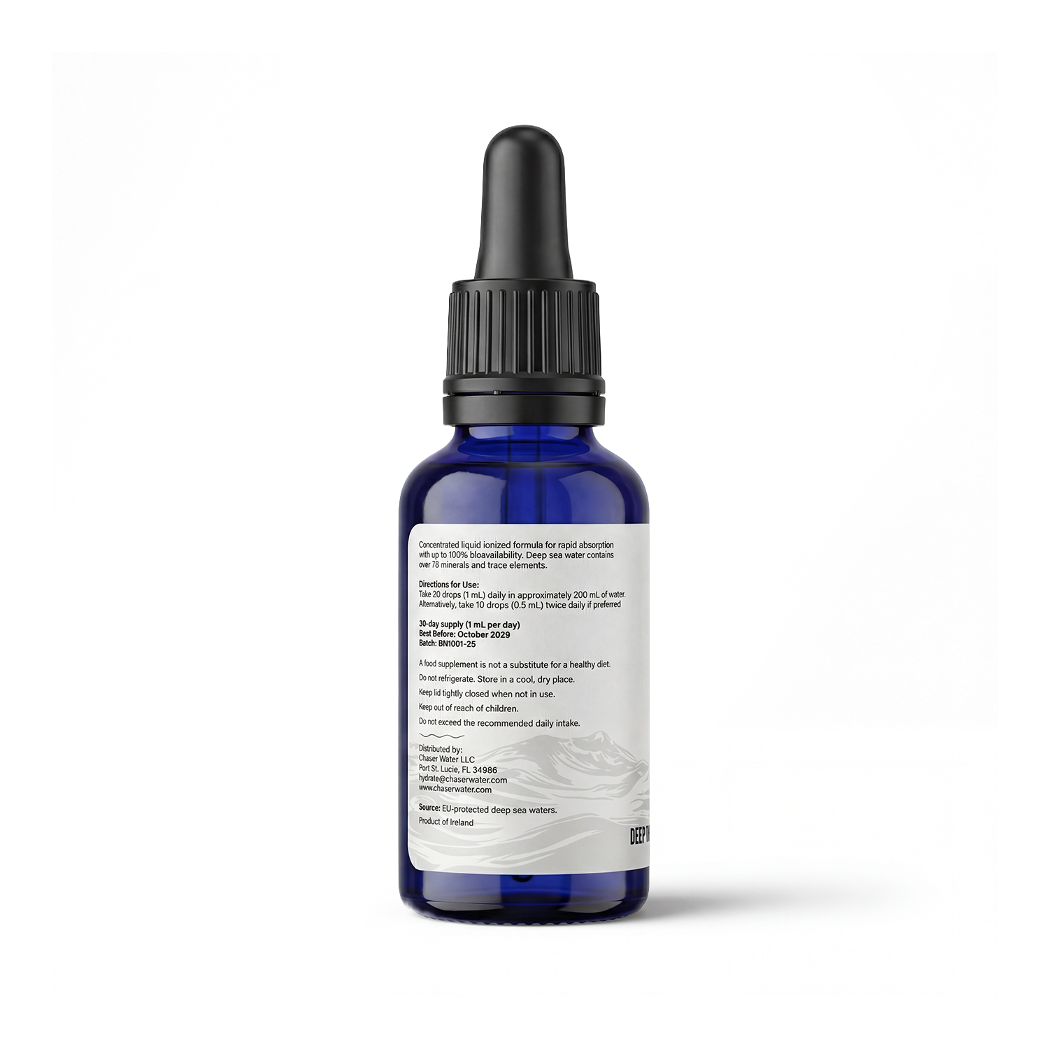 Chaser Drops. Magnesium + Deep Sea Minerals