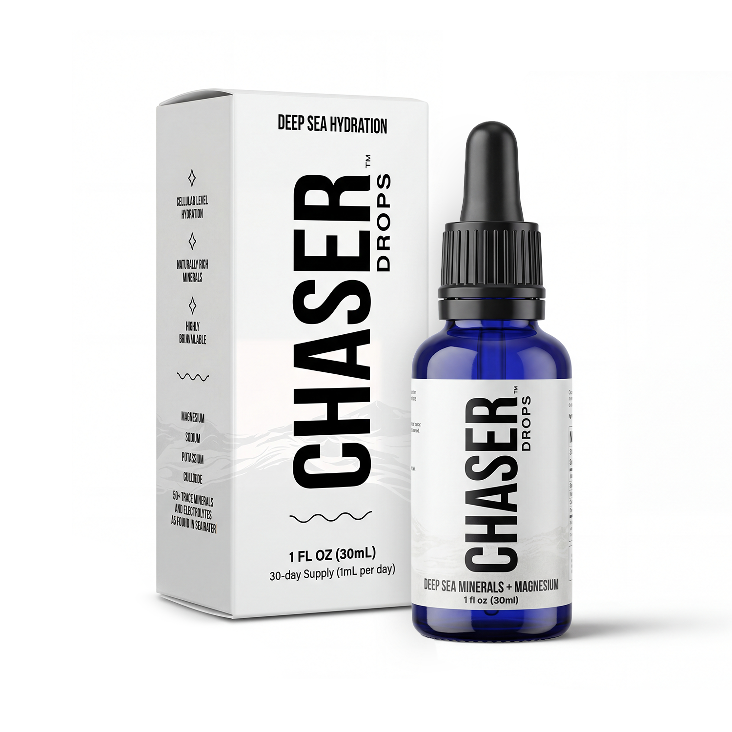Chaser Sparkling Water Bundle - Chaser Drops + 12-Pack (12oz   Cans)