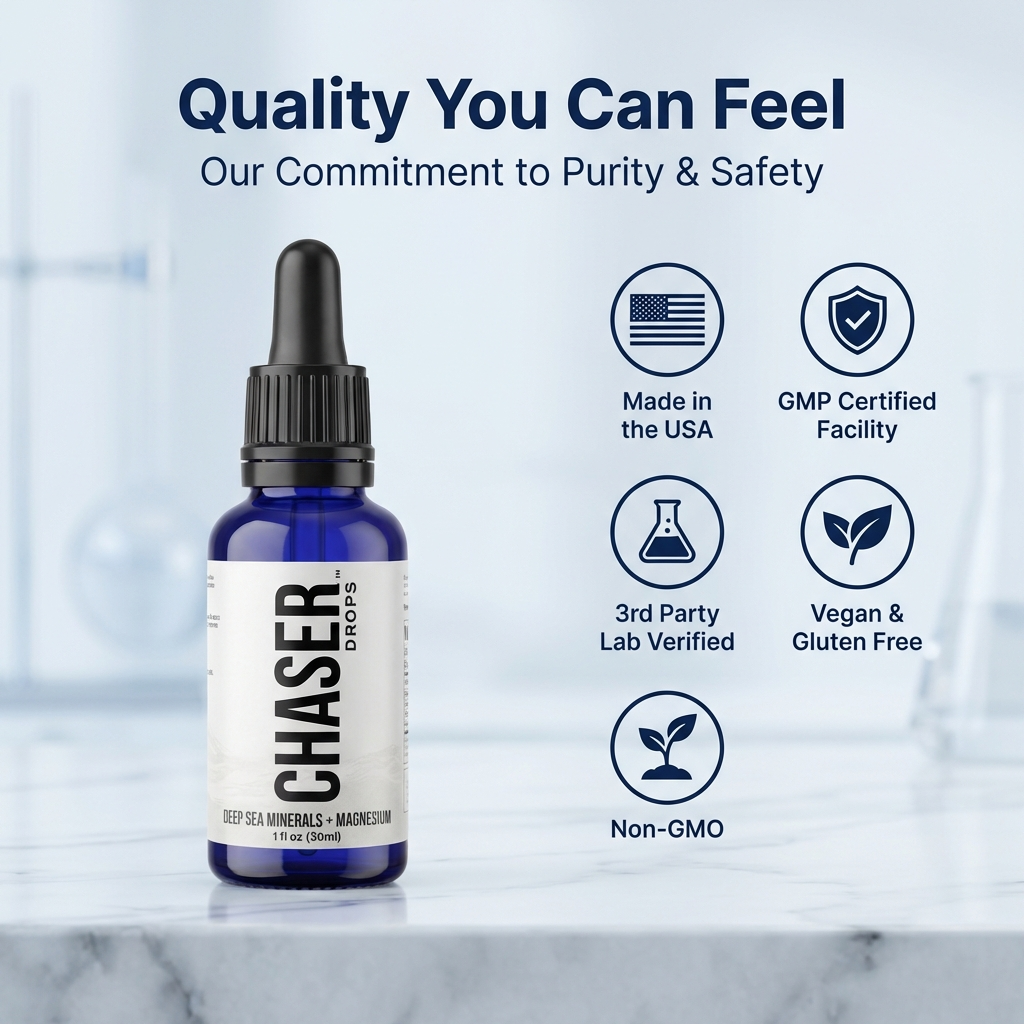 Chaser Drops. Magnesium + Deep Sea Minerals